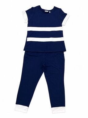Lemon Way Two Piece Stretch Tee / Pants Outfit Set XL